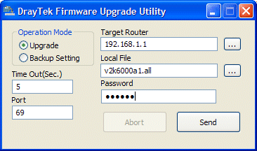 Firmware Upgrade Utility