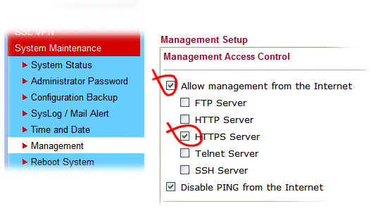 Enable HTTPS Management