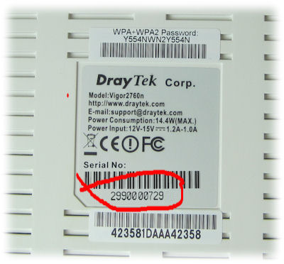 serial number of local router pcap wireshark